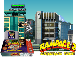 Rampage 2 - Universal Tour (USA) Cover